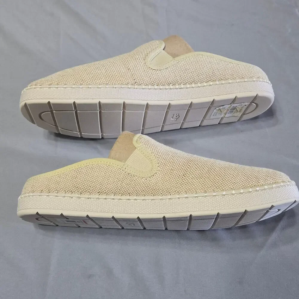 UGG Luciah Slip On Espadrille Canvas Sneaker Natural Beige